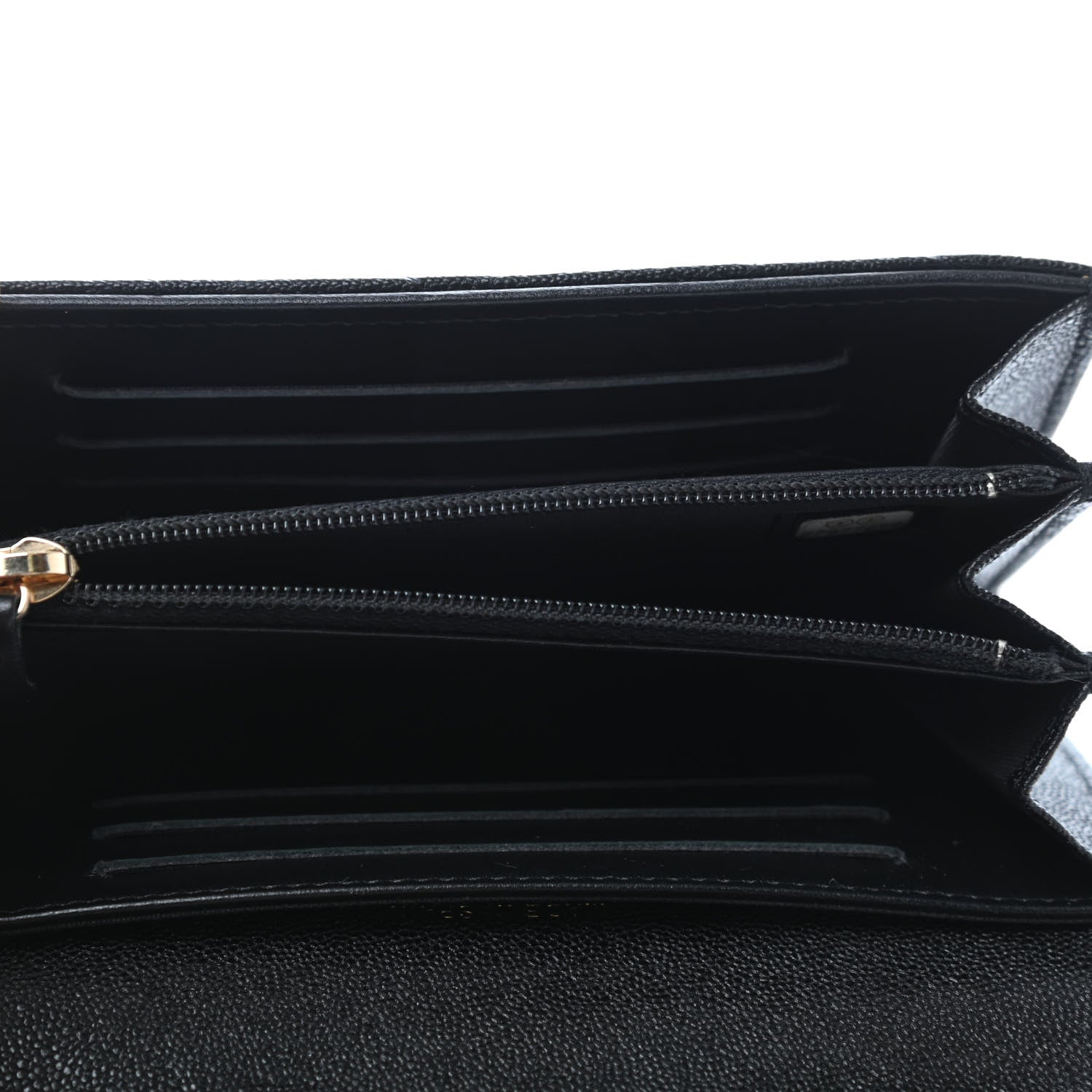 Chanel Caviar Quilted Medium Boy Flap Wallet Black 4 of 4