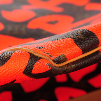 Louis Vuitton Monogram Graffiti Keepall 50 Orange 8 of 9