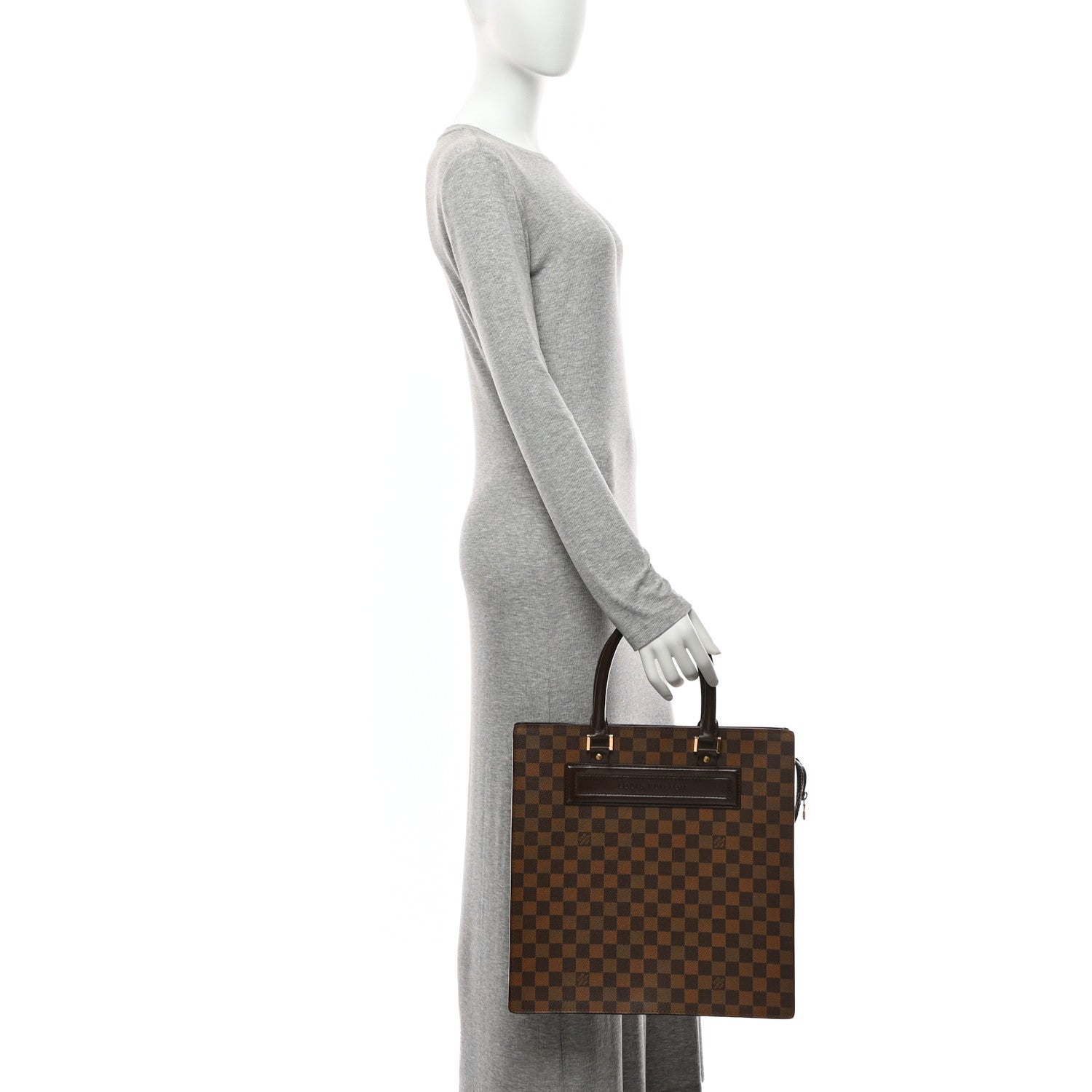 Louis Vuitton Damier Ebene Venice Sac Plat GM 2 of 10