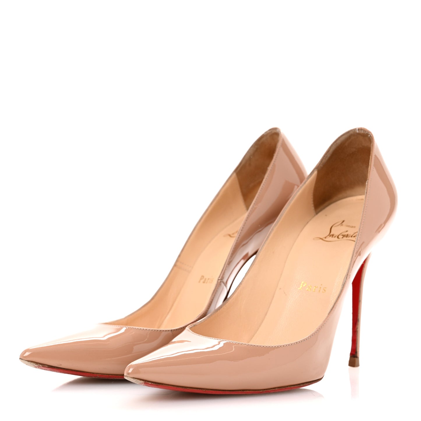 Patent Decollete 554 100 Pumps 38.5 Nude