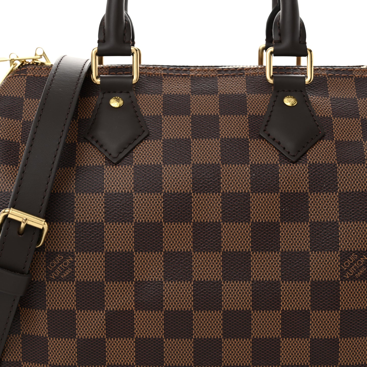Damier Ebene Speedy Bandouliere 25