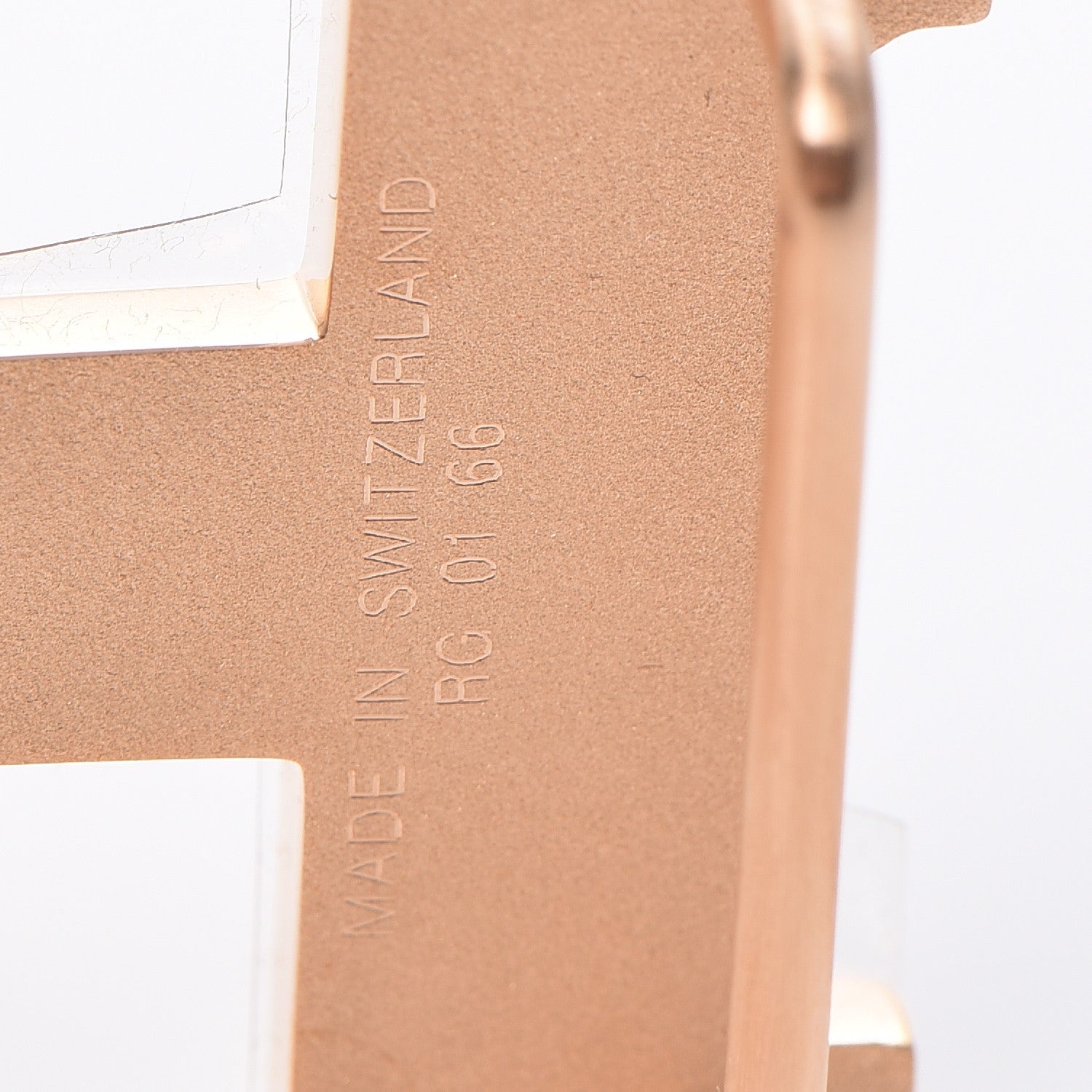 Hermes Polished Constance 24mm Belt Buckle Rose Gold 3 of 5