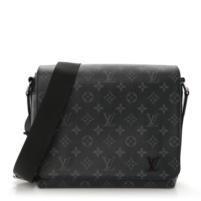 Louis Vuitton Monogram Eclipse District PM Black 1 of 10