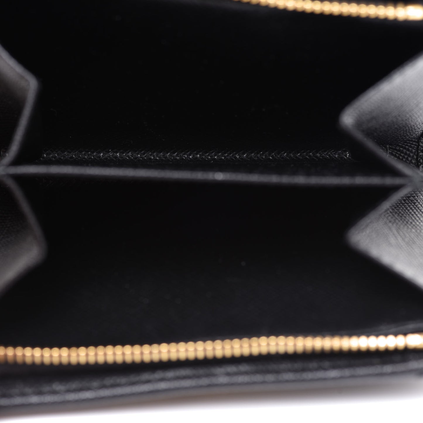 Saffiano Metal Compact Wallet Black