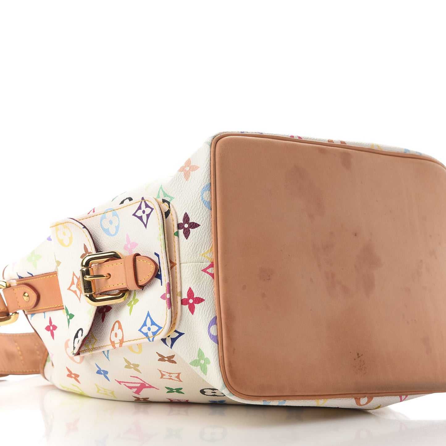Monogram Multicolor Petit Noe White