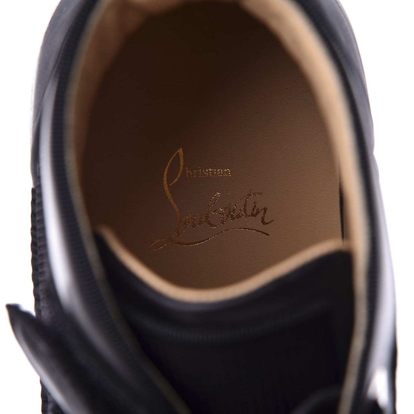 Calfskin Mens Rankiddo High Top Sneakers 40.5 Black