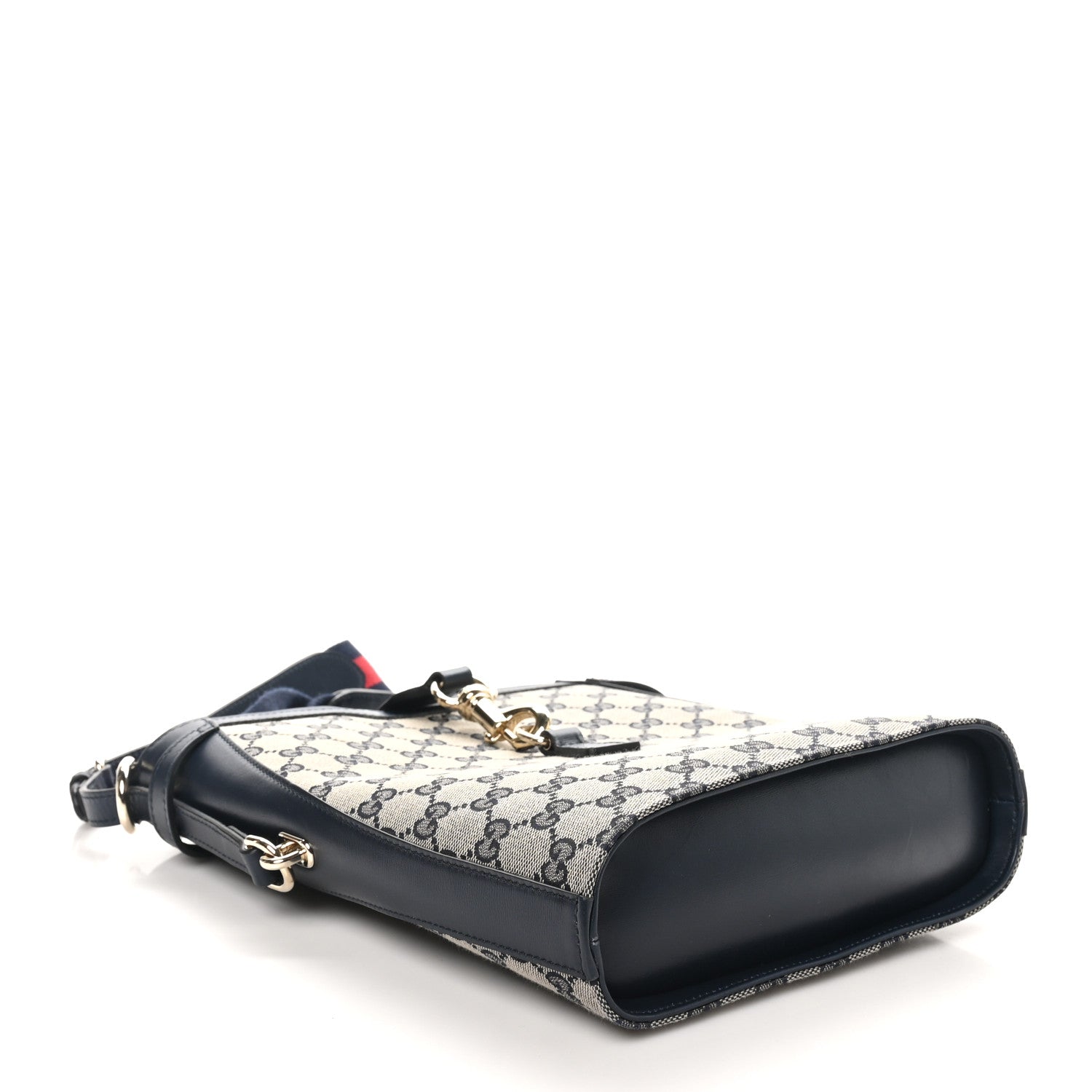 Gucci Monogram Messenger Bag Navy 4 of 10