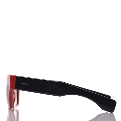 Prada Sunglasses SPR 28P Black Red 3 of 8