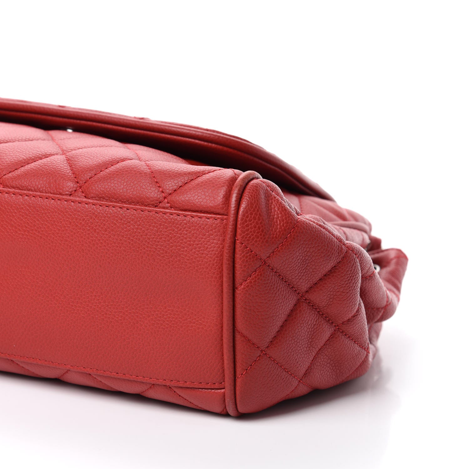 Chanel Caviar Quilted Timeless Accordion Flap Red 7 of 11