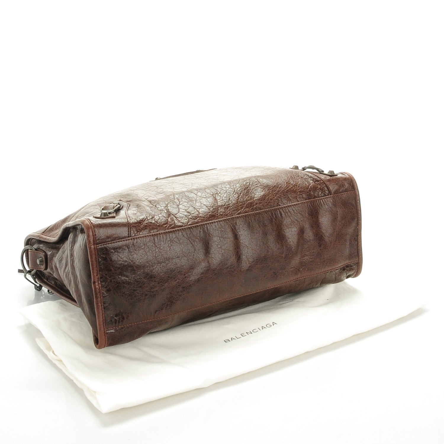 Balenciaga Agneau Classic Hardware City Cigare Fonce 4 of 8