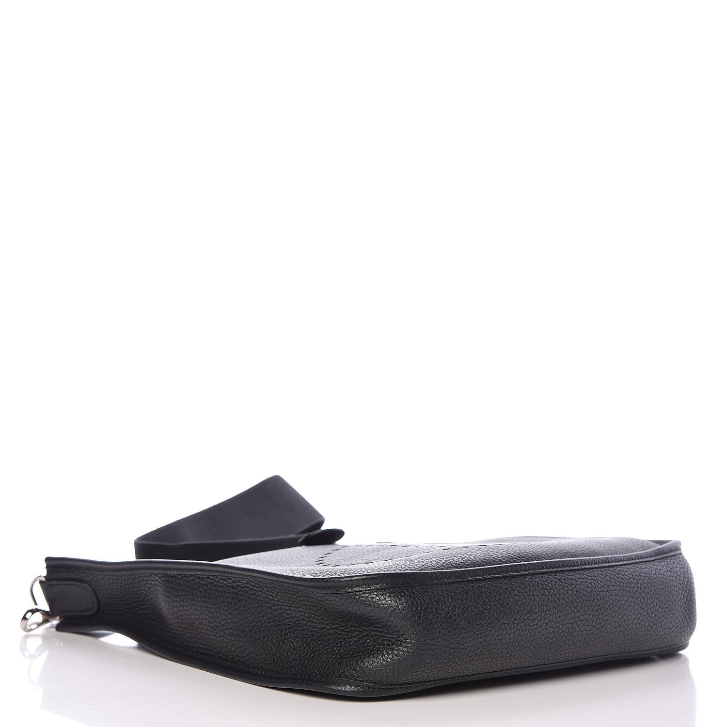 Hermes Taurillon Clemence Evelyne PM Black 4 of 11
