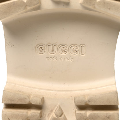 Gucci Rubber Monogram GG Go Through Platform Slide Clogs 40 Mystic White 8 of 11