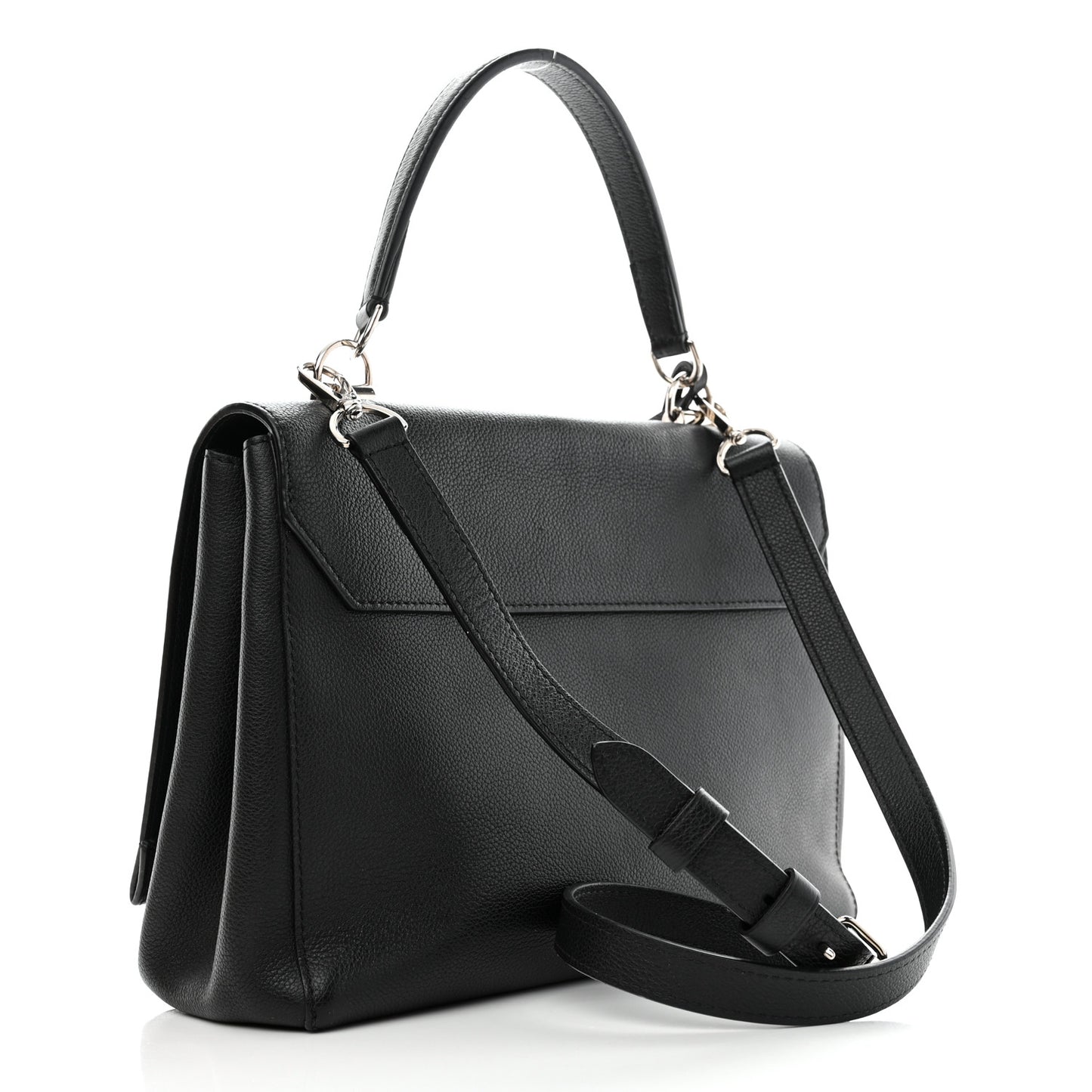 Soft Calfskin Lock Me II Black