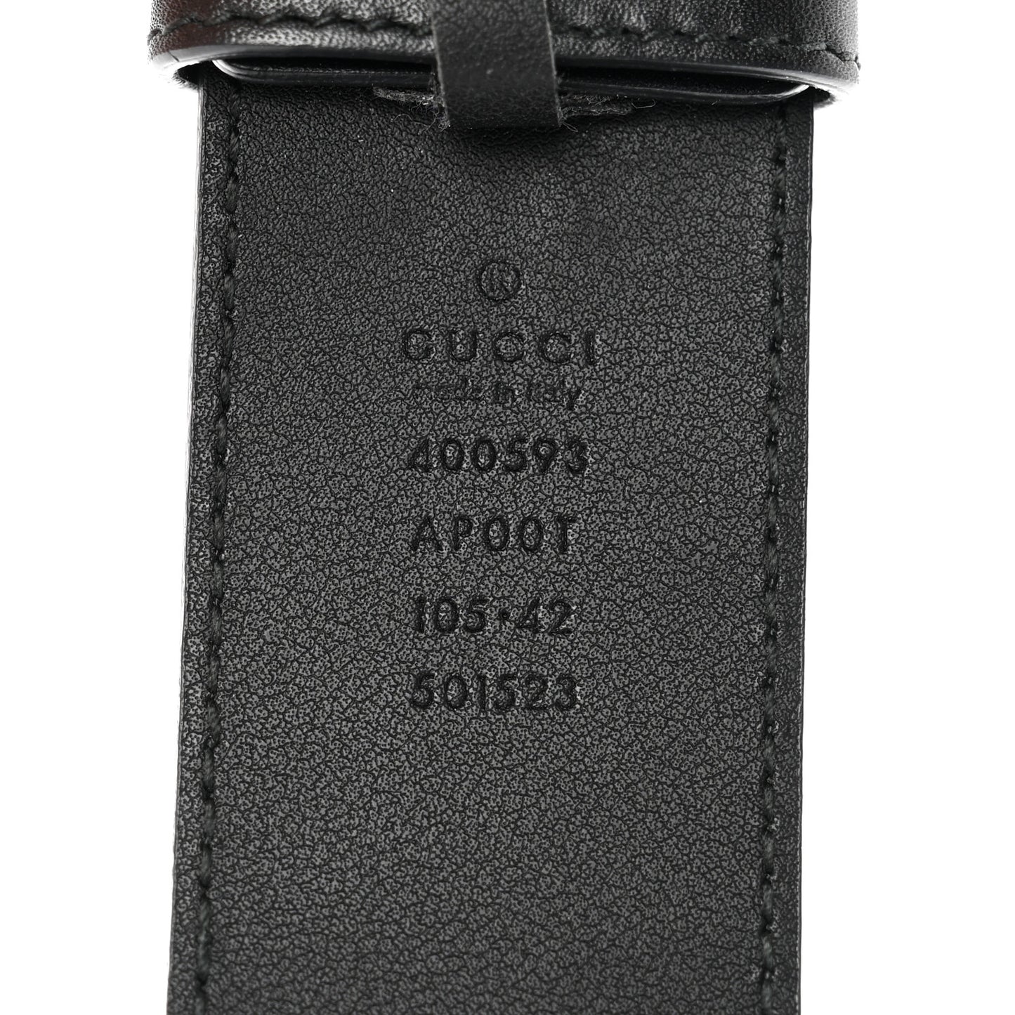 Calfskin Double G 40mm Belt 105 42 Black