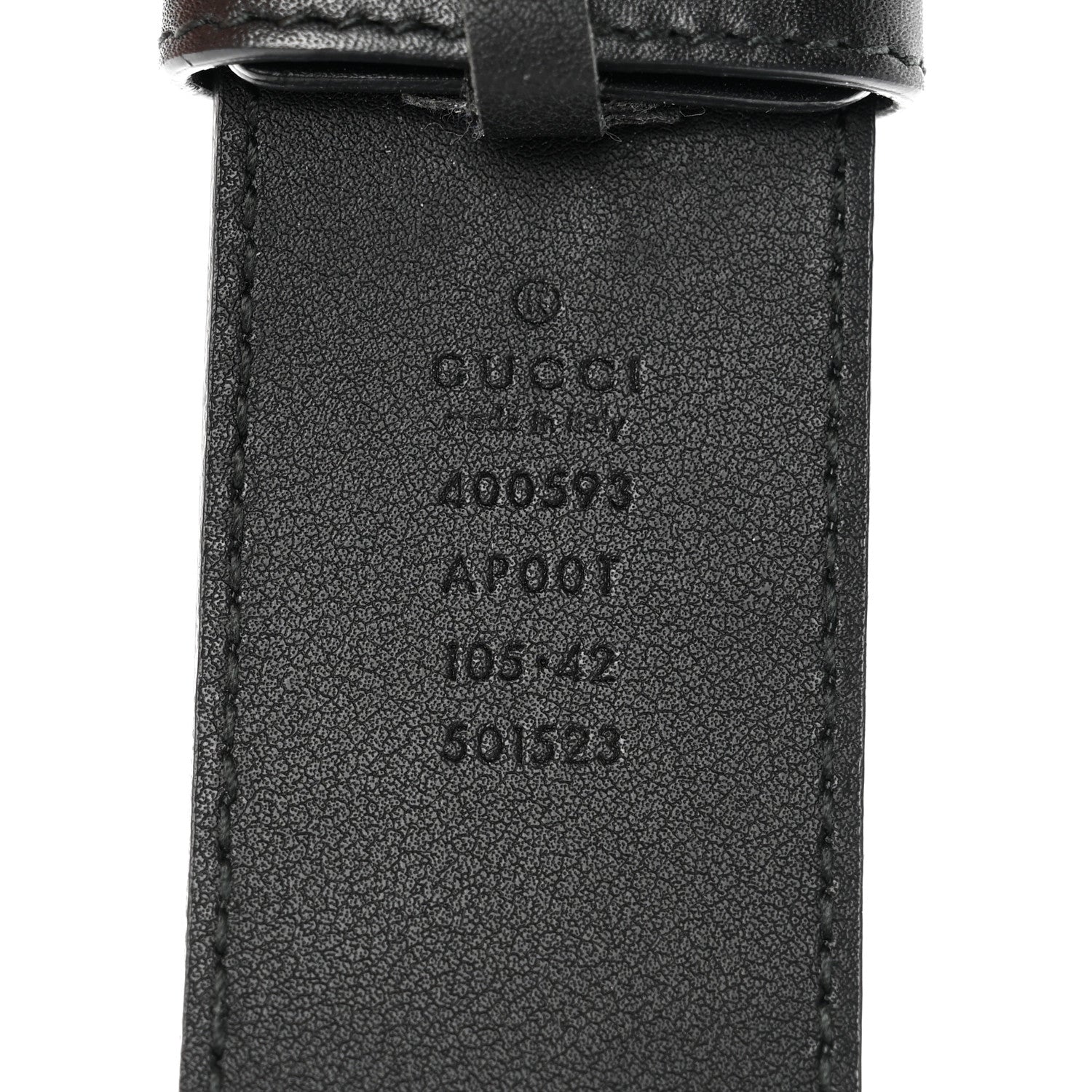 Gucci Calfskin Double G 40mm Belt 105 42 Black 3 of 5