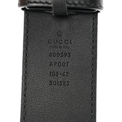 Gucci Calfskin Double G 40mm Belt 105 42 Black 3 of 5