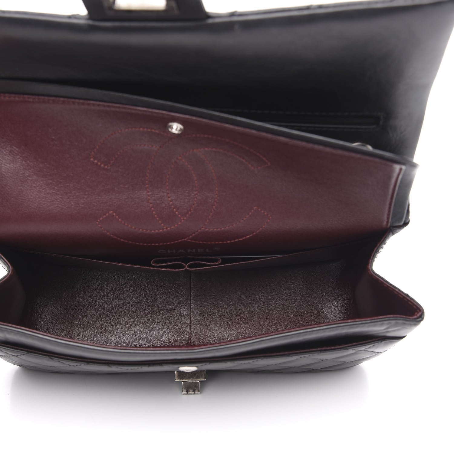 Chanel Aged Calfskin Quilted 2.55 Reissue 226 Flap Black 5 of 11