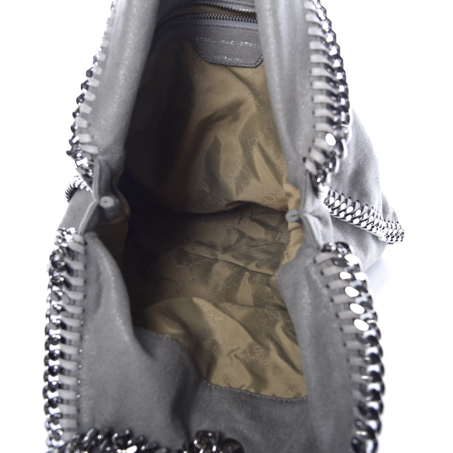 Stella McCartney Shaggy Deer Falabella Fold Over Tote Grey 5 of 9