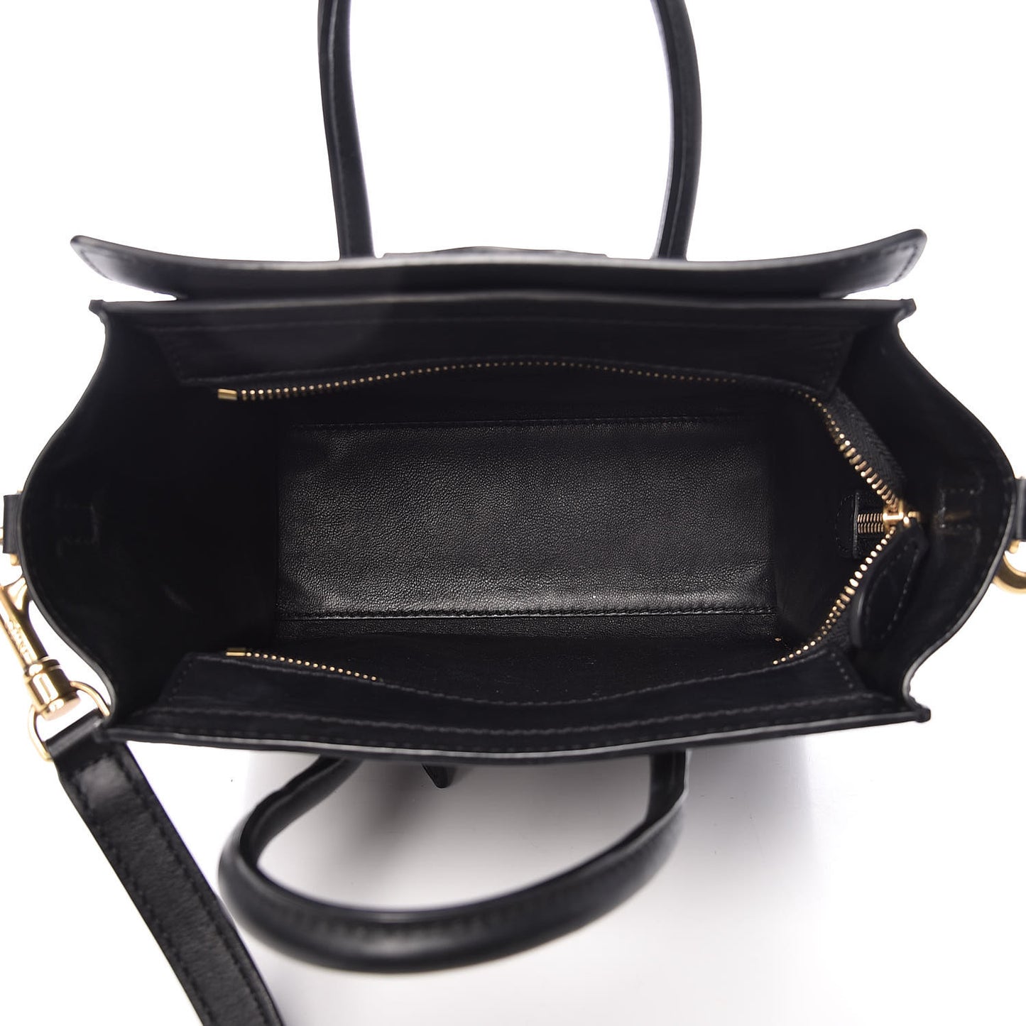 Smooth Calfskin Nano Luggage Black
