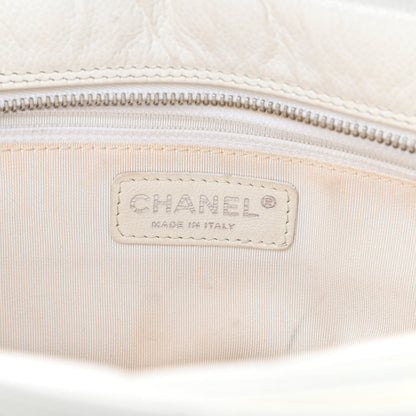 Chanel Caviar Quilted Petit Timeless Tote PTT White 6 of 22