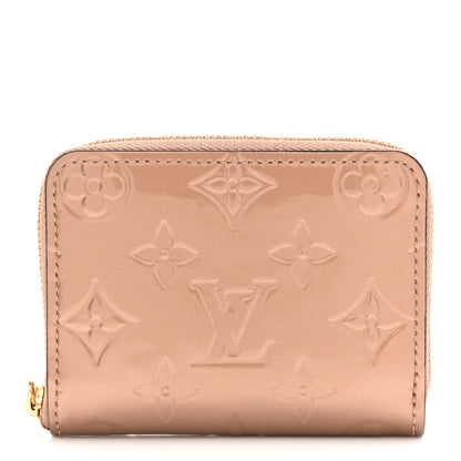 Louis Vuitton Vernis Zippy Coin Purse Rose Velours 1 of 7