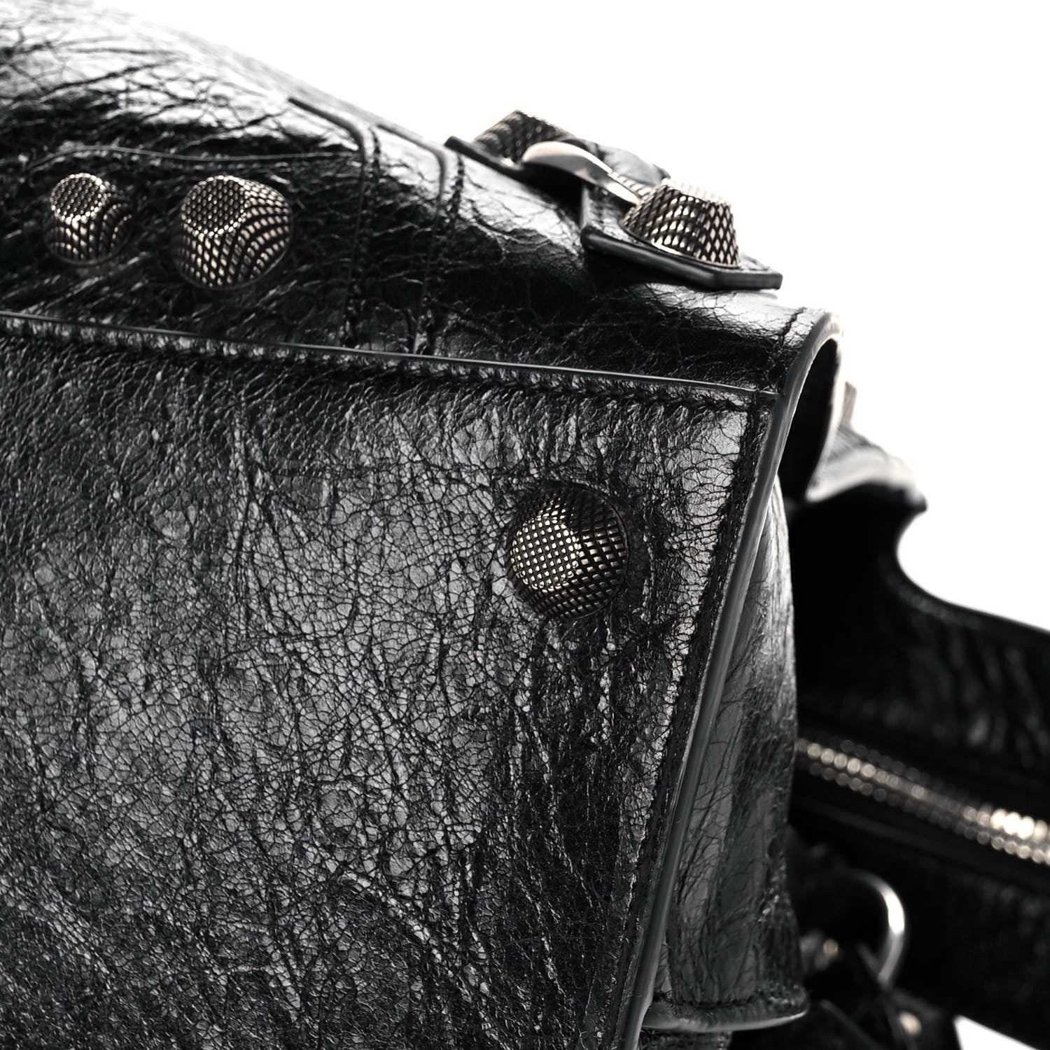 Balenciaga Agneau Arena Neo Cagole City Handbag Black 12 of 17