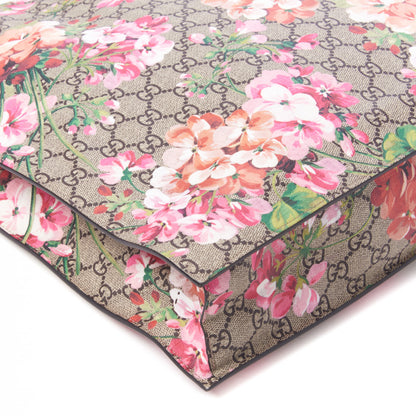 Gucci Soft GG Supreme Monogram Blooms Vertical Tote Beige Multicolor Dry Rose 6 of 9