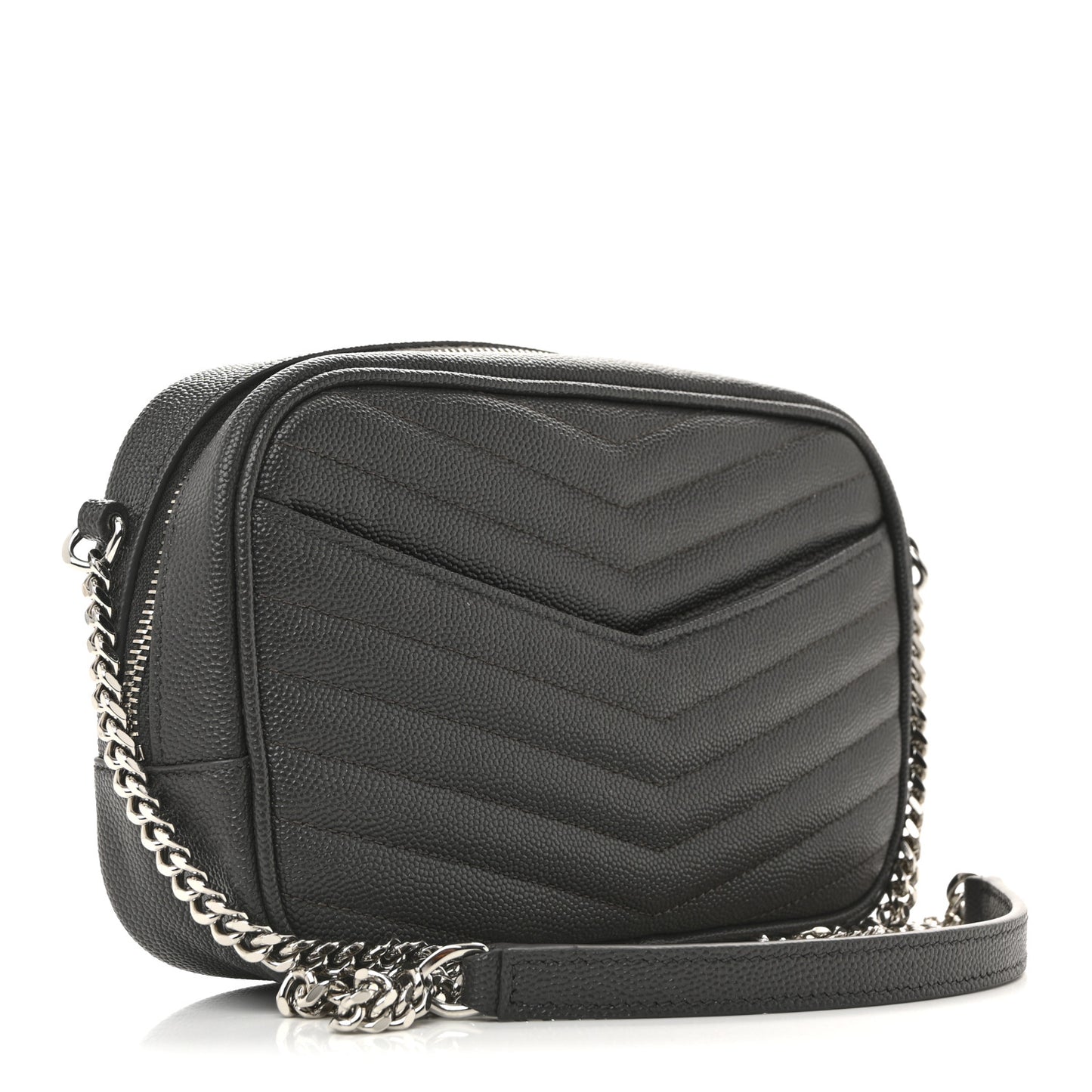 Grain De Poudre Matelasse Monogram Mini Lou Camera Bag Asphalt