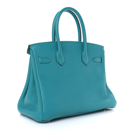 Hermes Togo Birkin 30 Turquoise 3 of 16