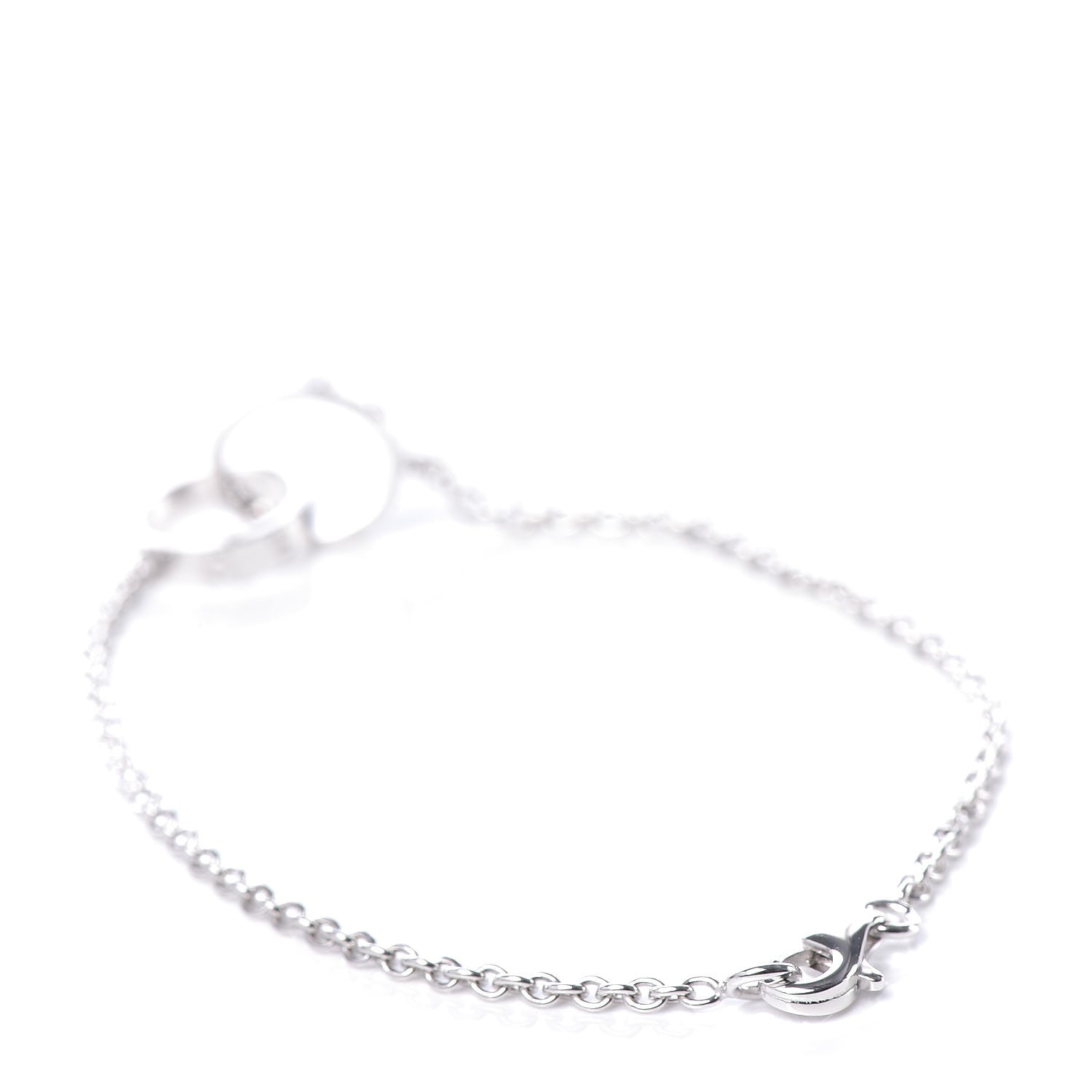 Cartier 18K White Gold Interlocking LOVE Bracelet 3 of 6