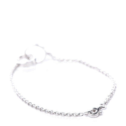 Cartier 18K White Gold Interlocking LOVE Bracelet 3 of 6