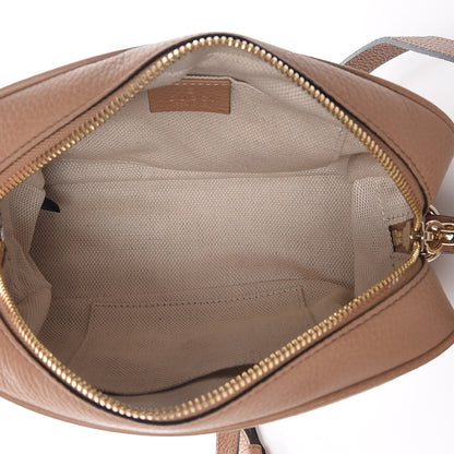 Gucci Pebbled Calfskin Small Soho Disco Bag Rose Beige 5 of 10