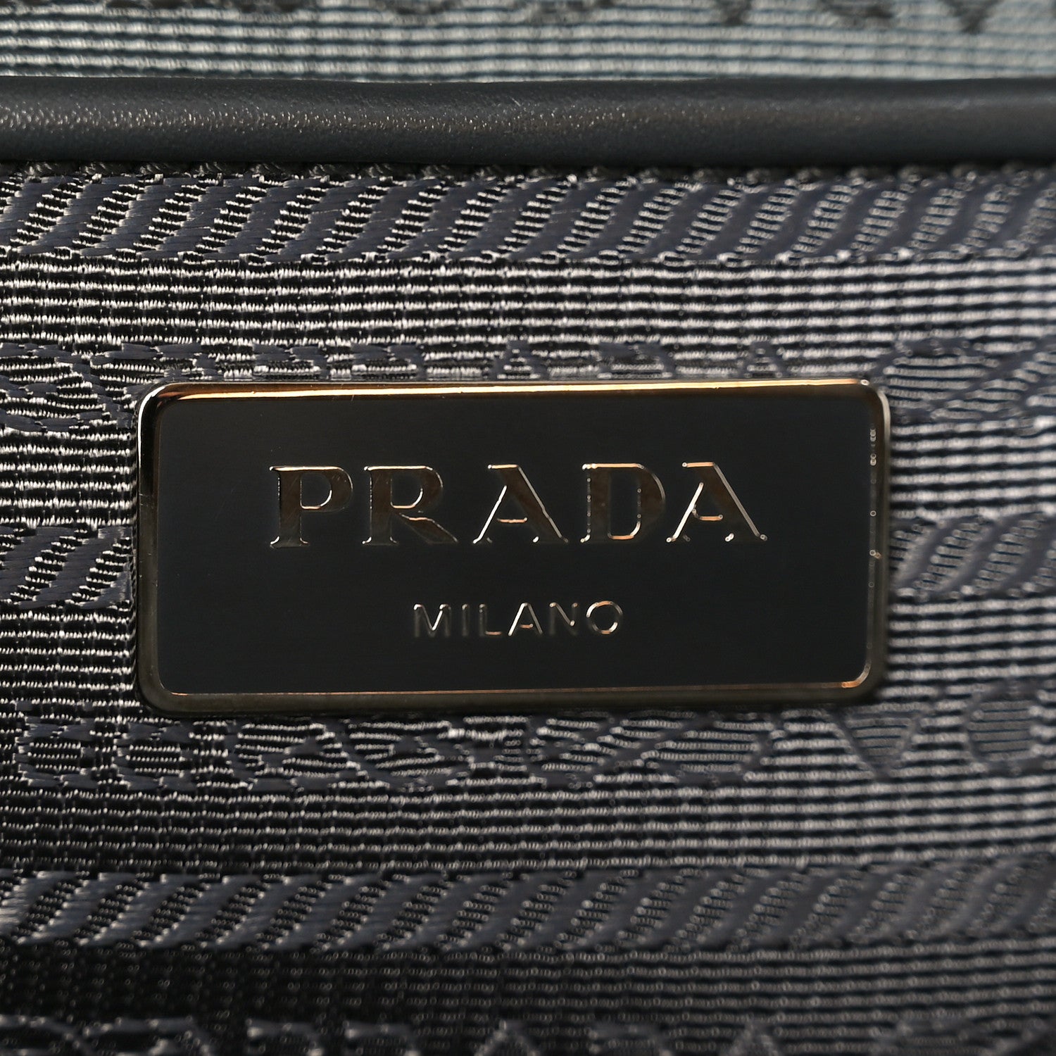 Prada Tessuto Nylon Pocket Tote Grey 6 of 9