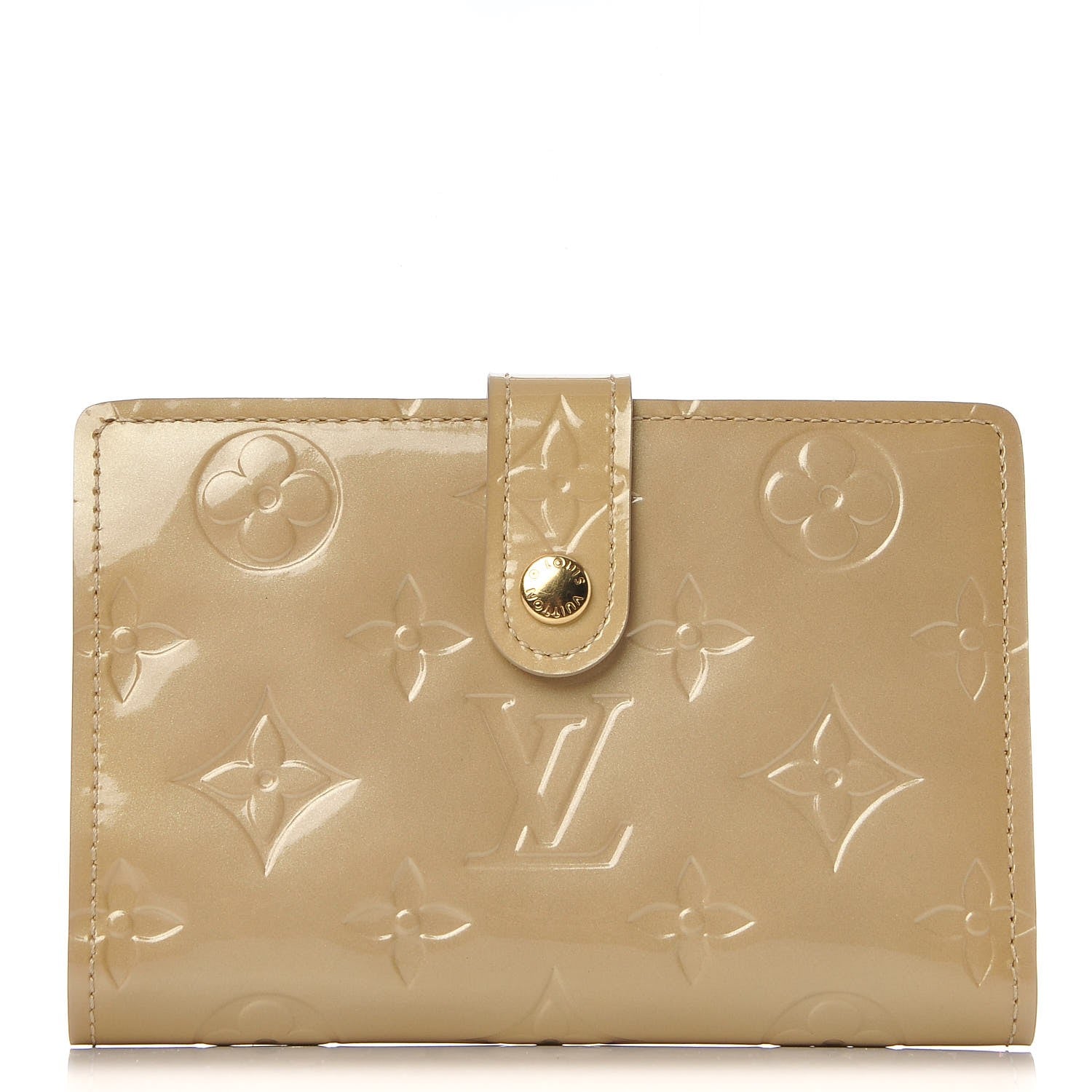 Louis Vuitton Vernis French Purse Wallet Beige 1 of 8