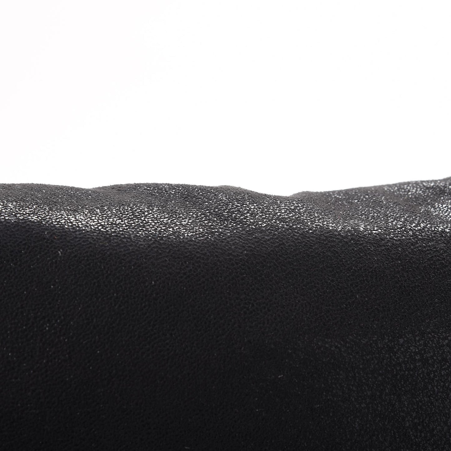 Shaggy Deer Falabella Fold Over Tote Black