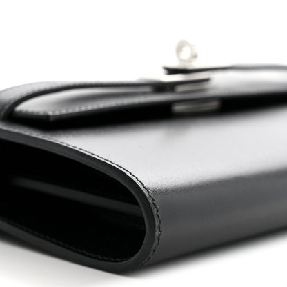 Hermes Box Kelly Wallet To Go Black 9 of 11