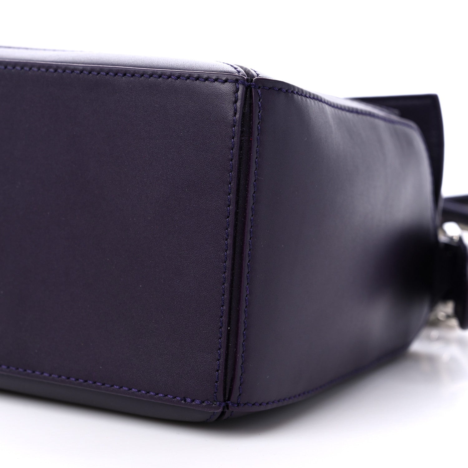 Loewe Satin Calfskin Small Puzzle Bag Deep Purple 8 of 10