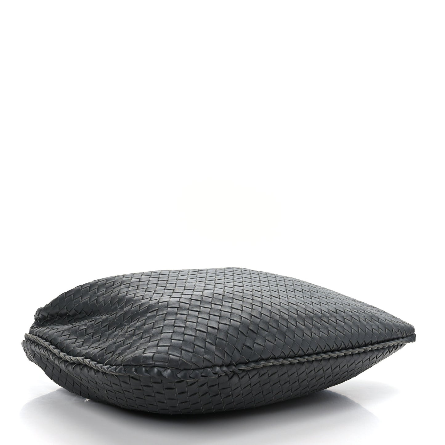 Nappa Intrecciato Large Veneta Hobo Grey