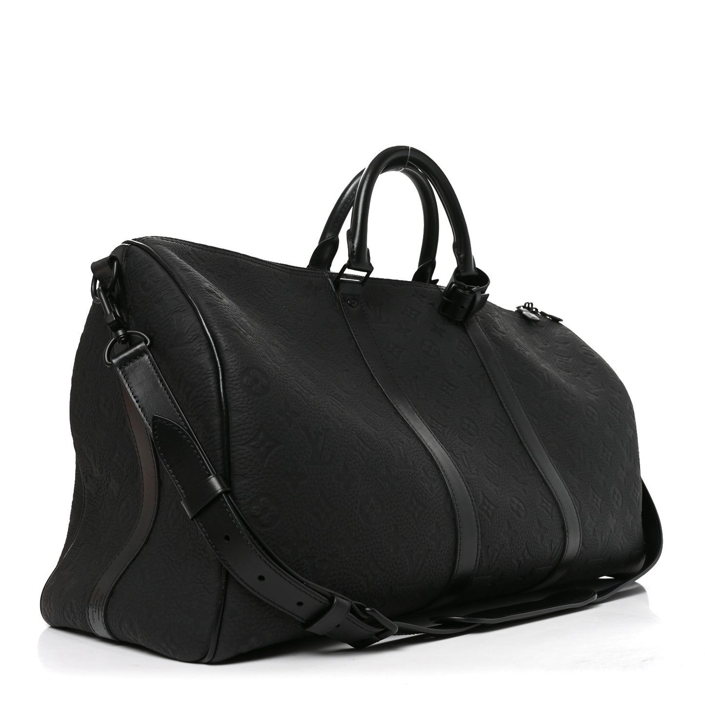Taurillon Monogram Keepall Bandouliere 50 Black
