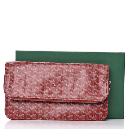 Goyard Goyardine Sainte Marie Soft Clutch Red 8 of 8