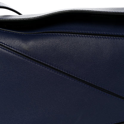 Loewe Calfskin Small Puzzle Bag Marine 7 of 12