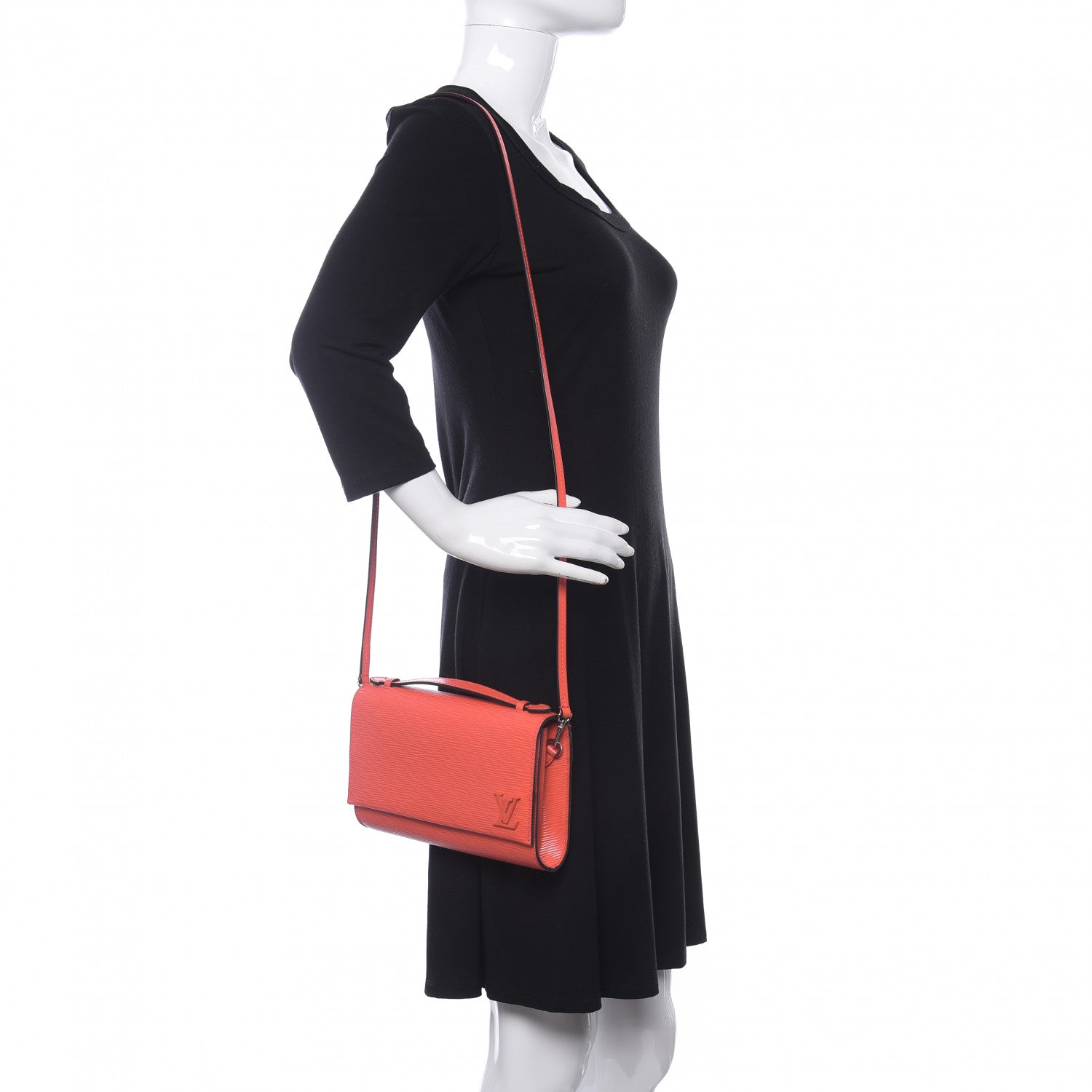 Louis Vuitton Epi Clery Coquelicot 2 of 11