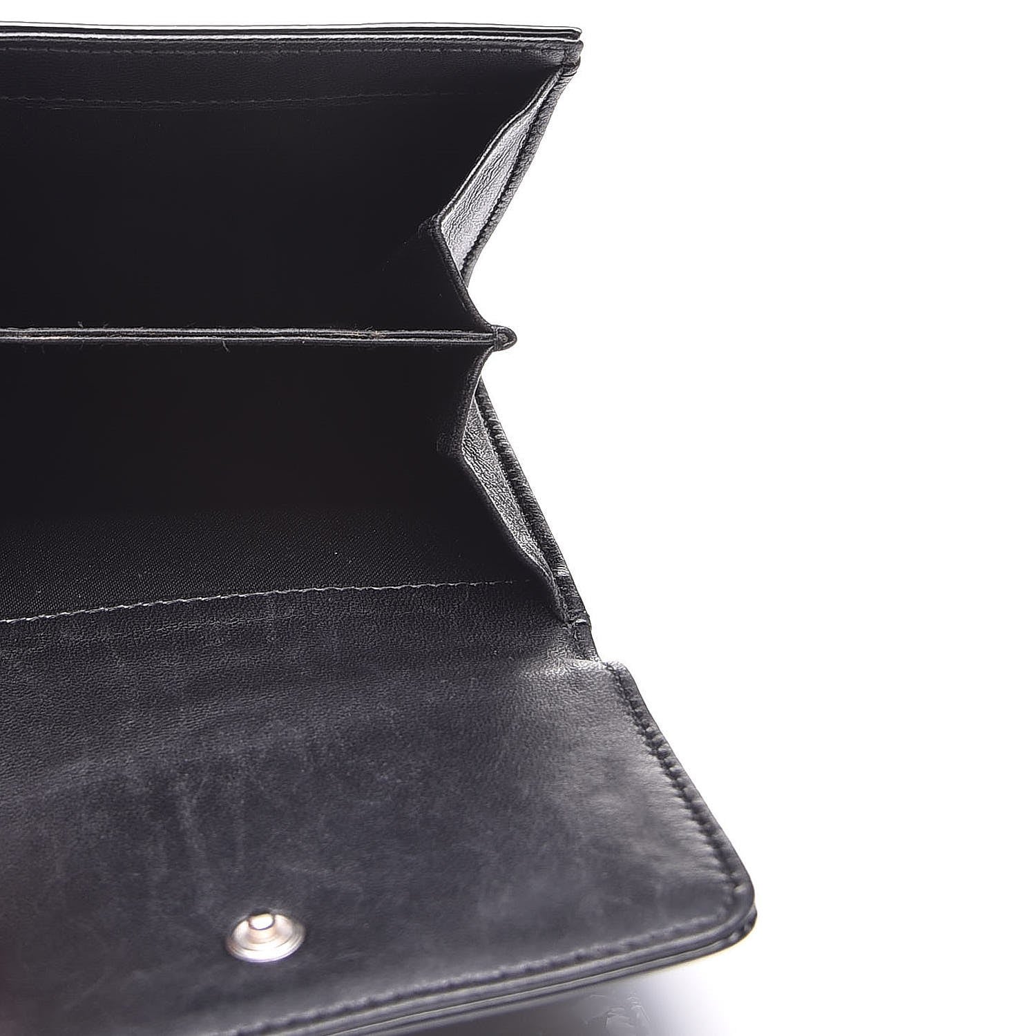 Chanel Patent Calfskin Lucky Symbols Double Sided Wallet Black 6 of 9