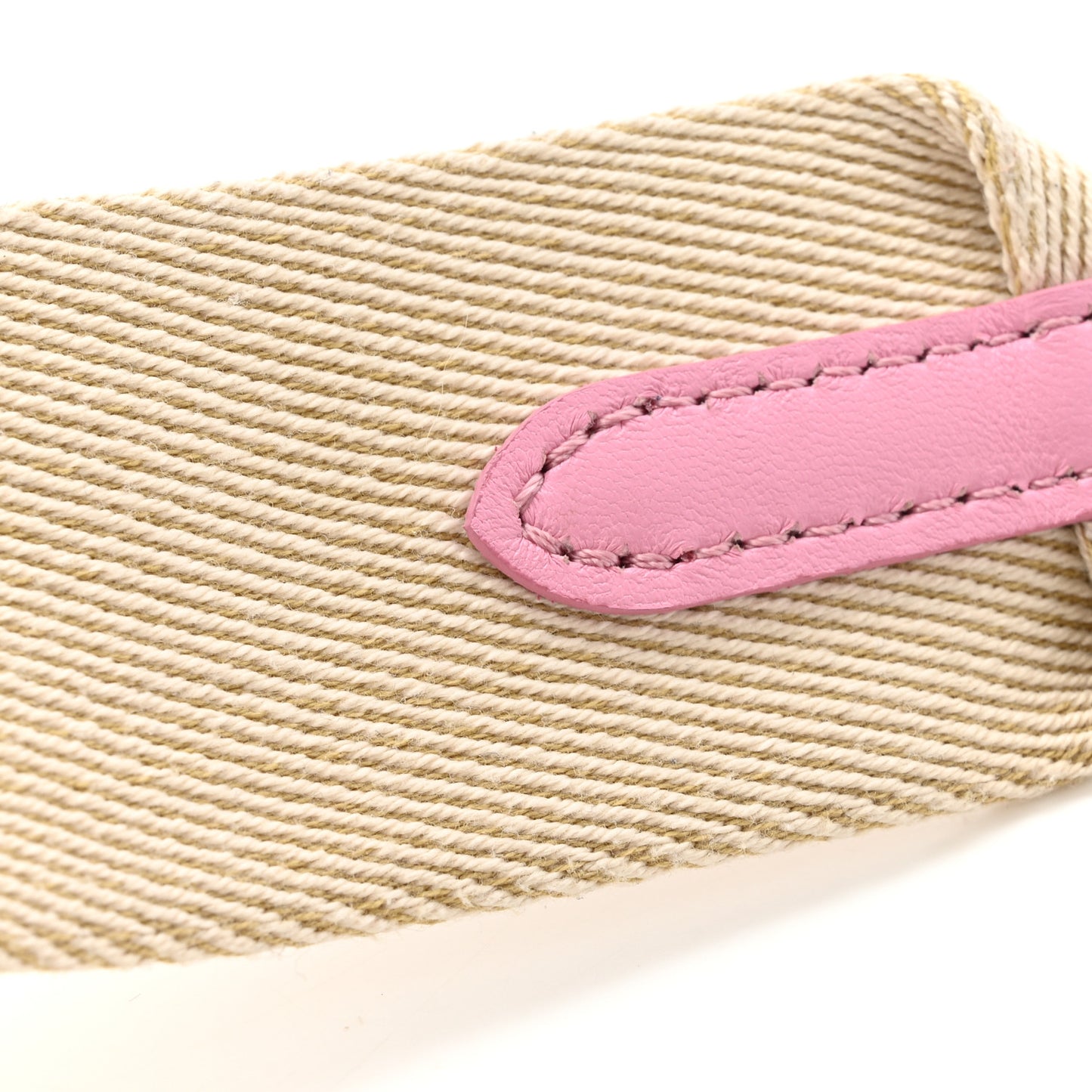 Monogram Utility Crossbody Bandouliere Shoulder Strap Beige Pink