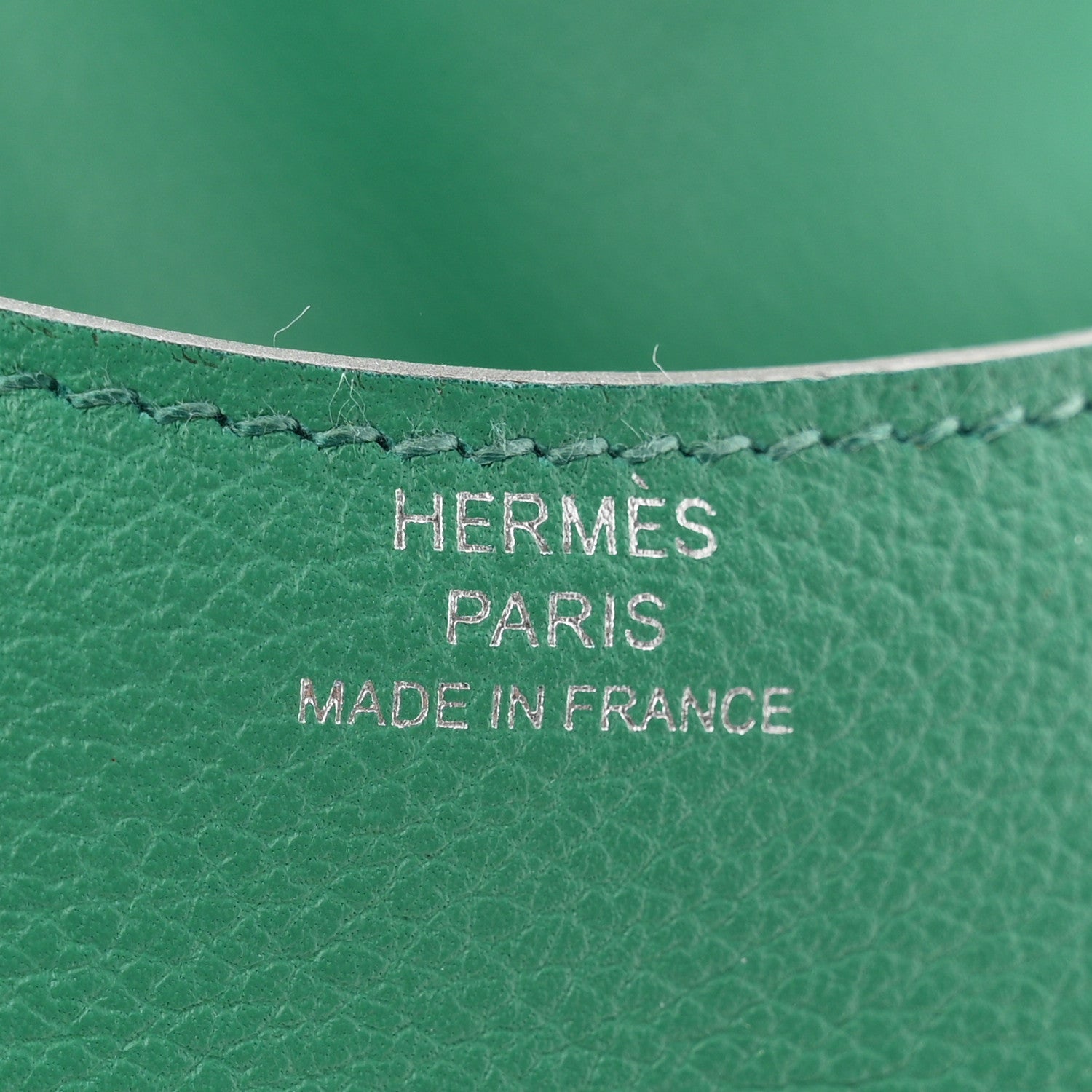 Hermes Evercolor Constance Slim Wallet Vert Vertigo 7 of 8