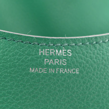 Hermes Evercolor Constance Slim Wallet Vert Vertigo 7 of 8