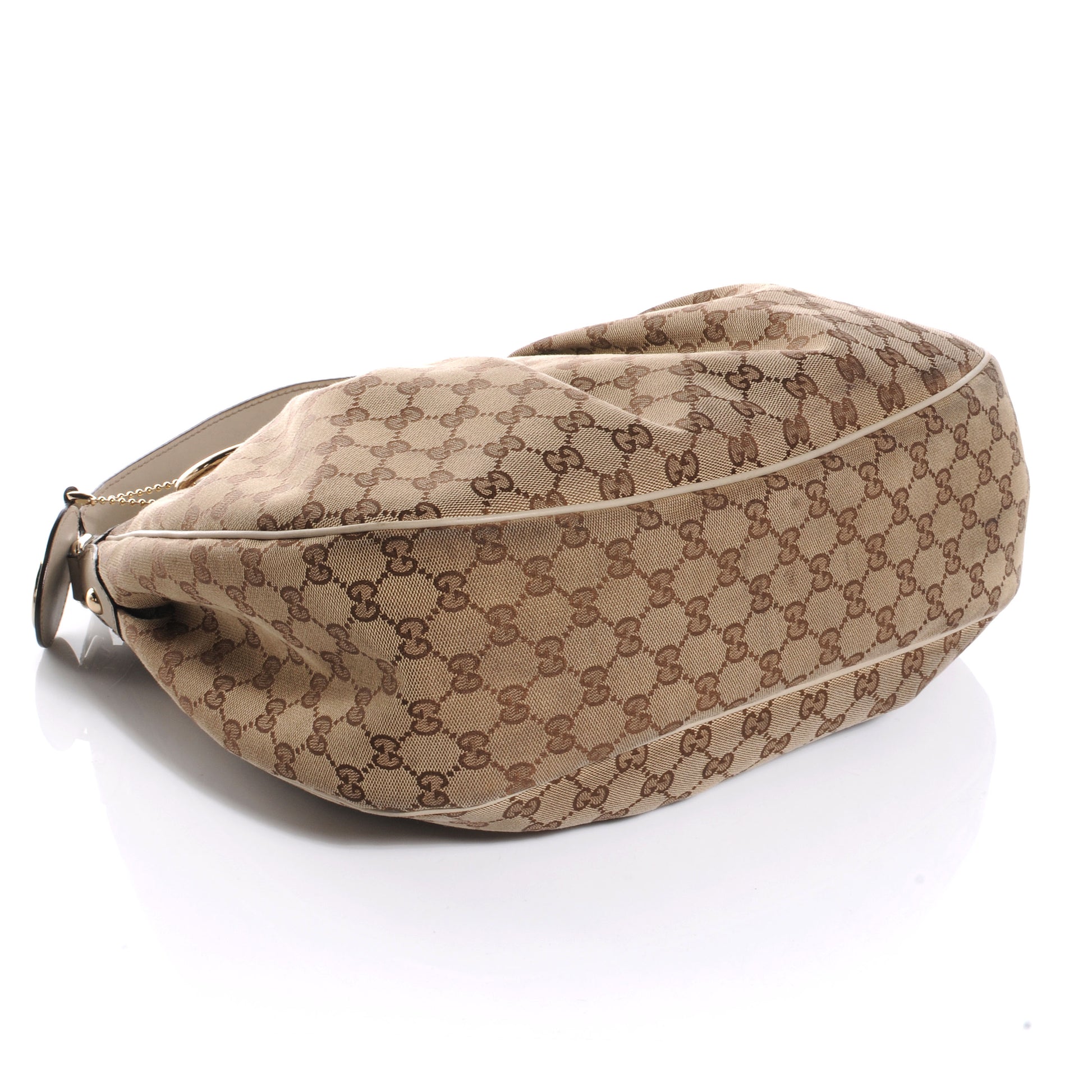 Gucci Monogram Medium Sukey Hobo Off White 4 of 7