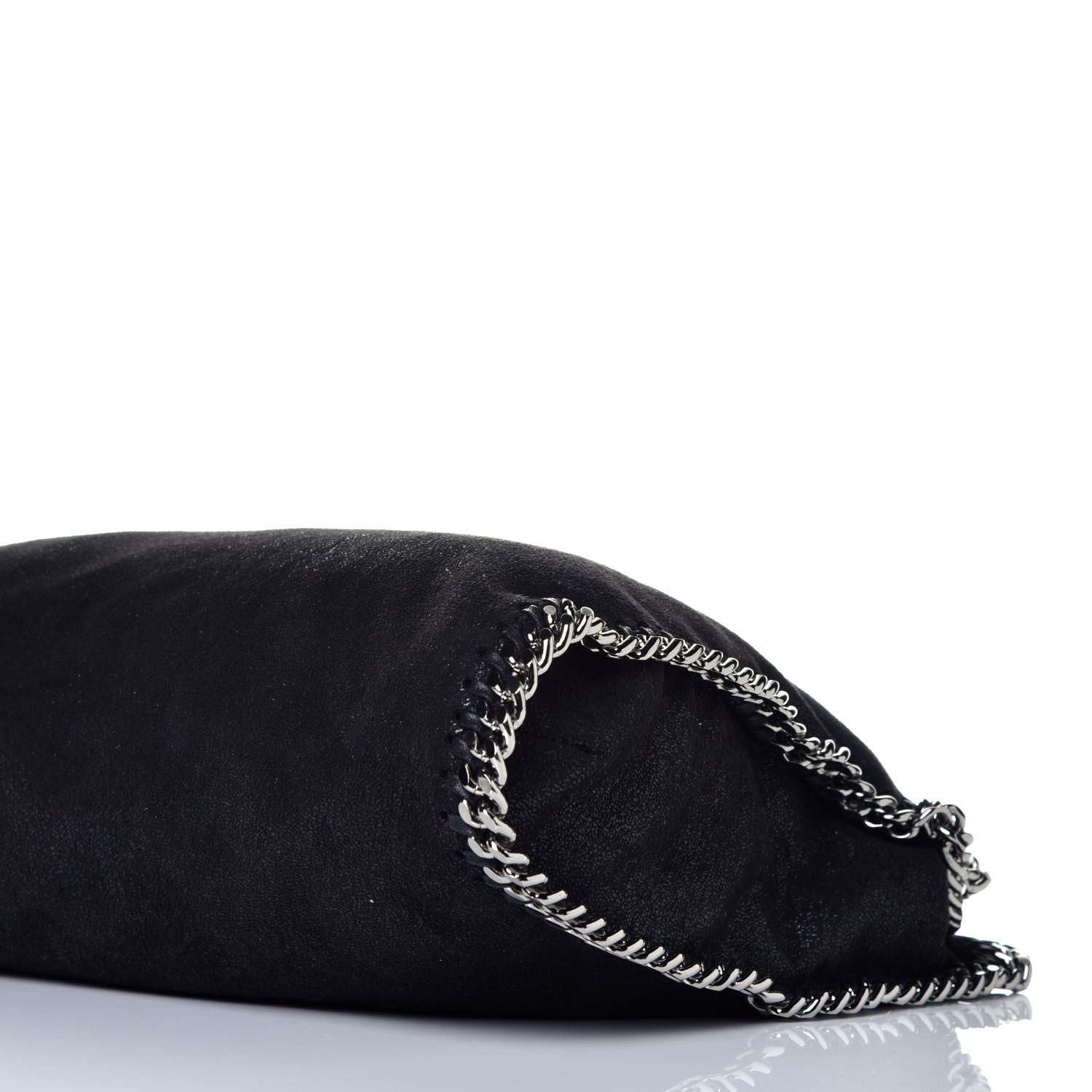 Stella McCartney Shaggy Deer Falabella Fold Over Tote Black 9 of 9