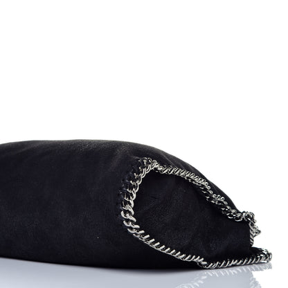 Stella McCartney Shaggy Deer Falabella Fold Over Tote Black 9 of 9