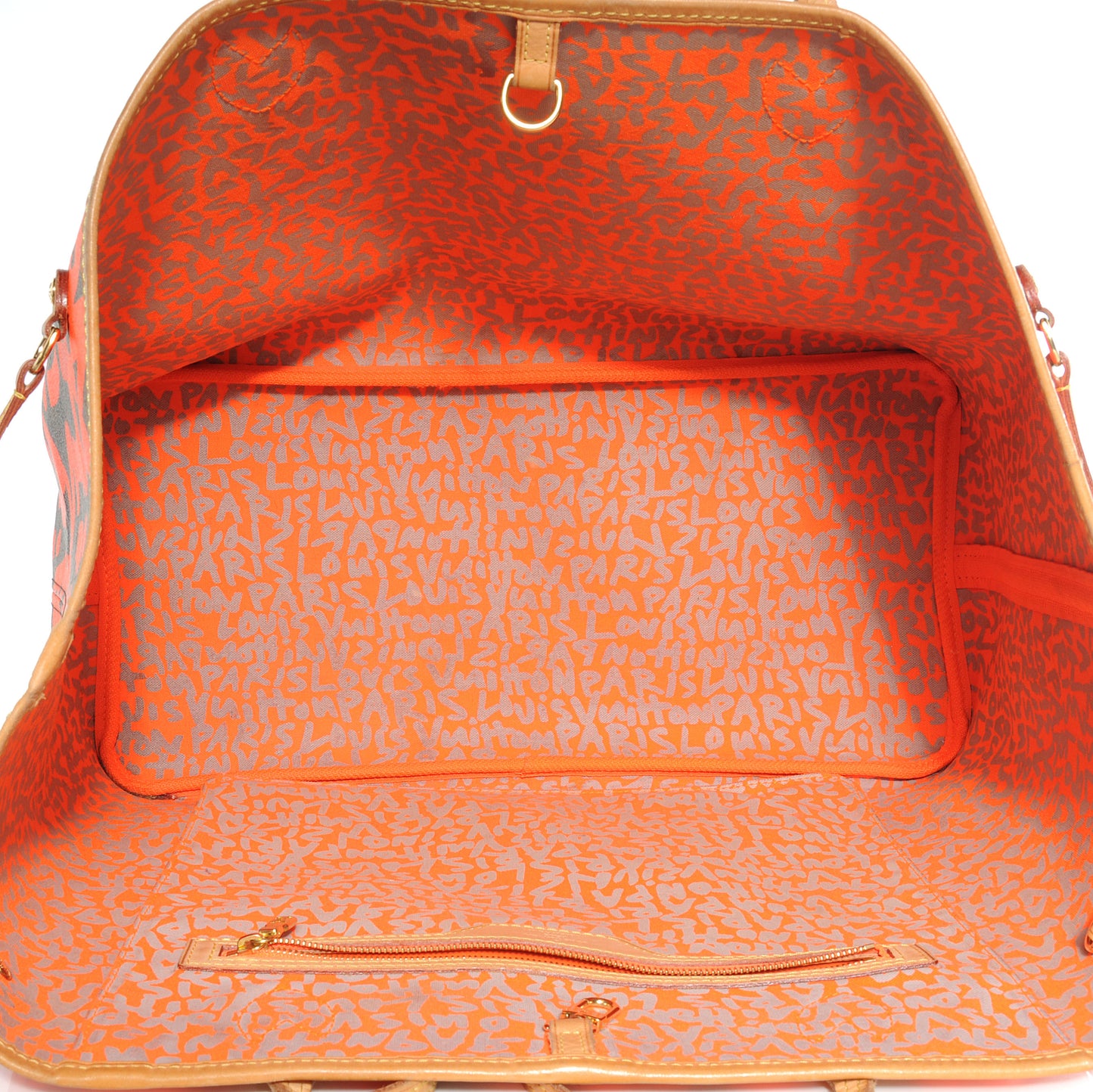 Monogram Graffiti Neverfull GM Orange